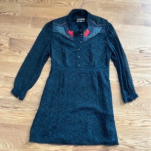 Coach western style dress